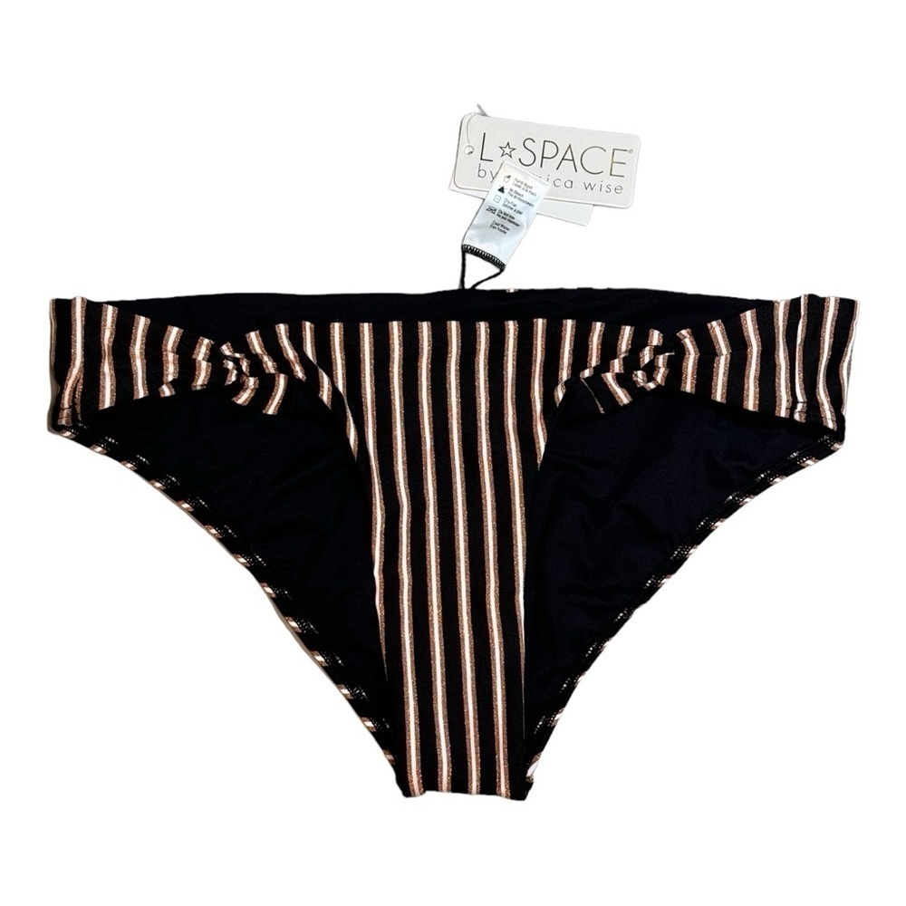 L*Space La Jolla Striped Bikini Bottom NWT - Picture 2 of 7